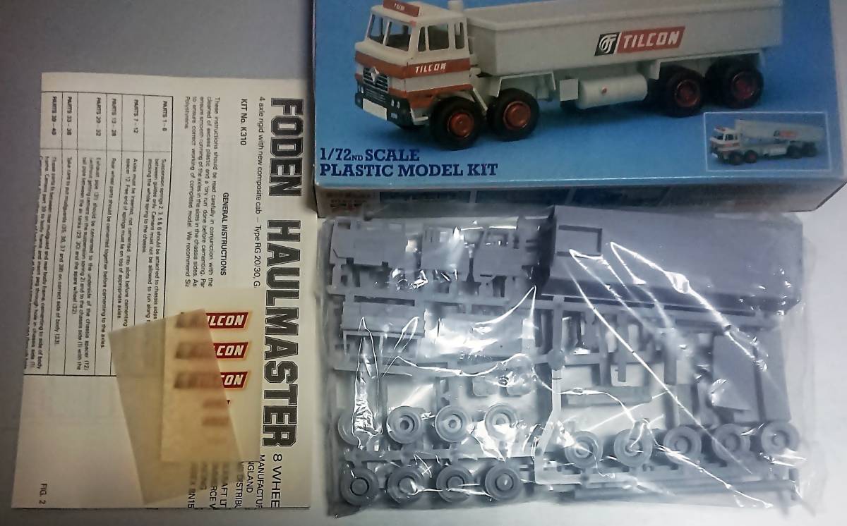 エンジン再現 キャブ＆荷台開閉 サス可動 ◇ 1/72 FODEN 8輪 ホウルマスター リジッドティッパー ダンプ トラック フォーデン _画像2