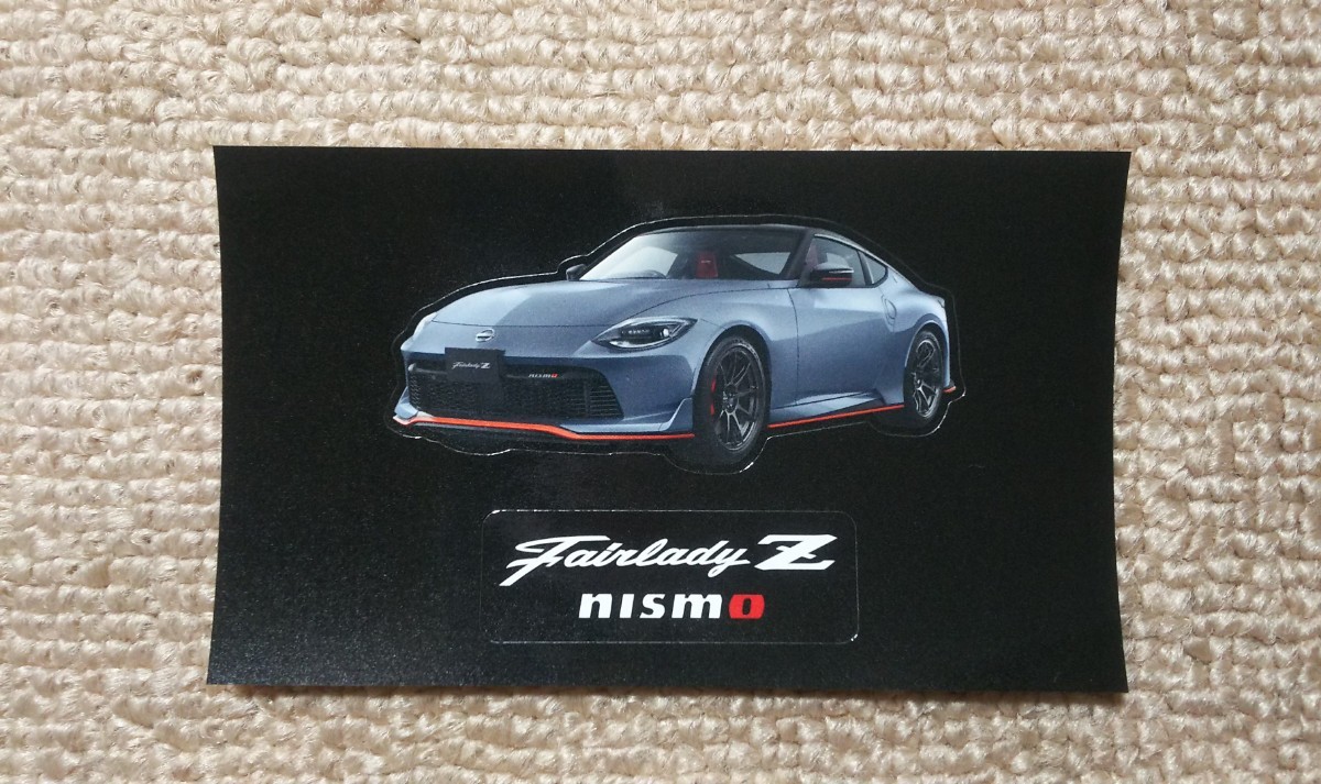 日産 フェアレディZ ニスモ ステッカー 東京オートサロン2024 NISSAN FAIRLADY Z NISMO RZ34_画像1