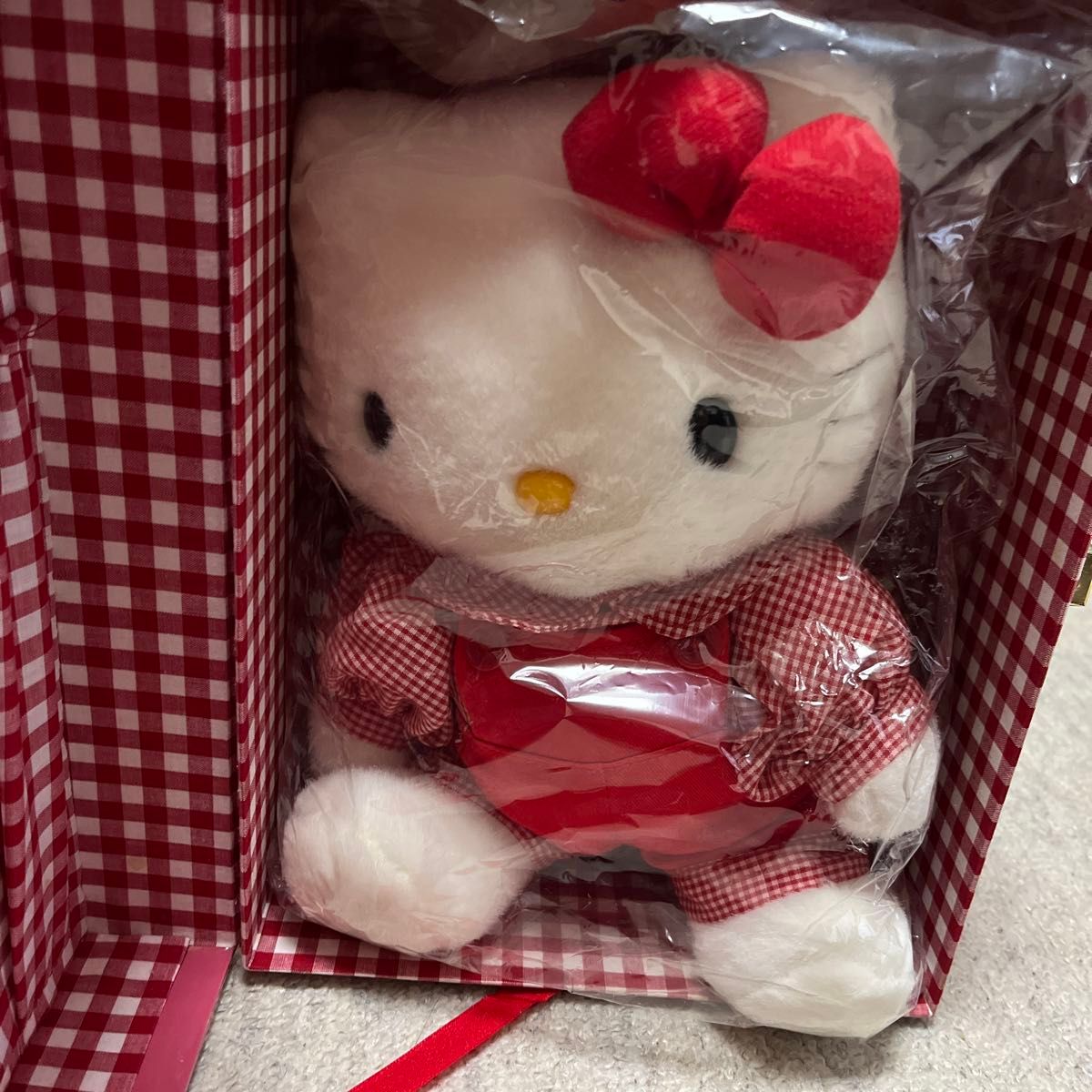サンリオ ハローキティ ぬいぐるみ ボックス 箱入り 1997 サンリオ ハローキティ ぬいぐるみ ボックス 箱入り 1997