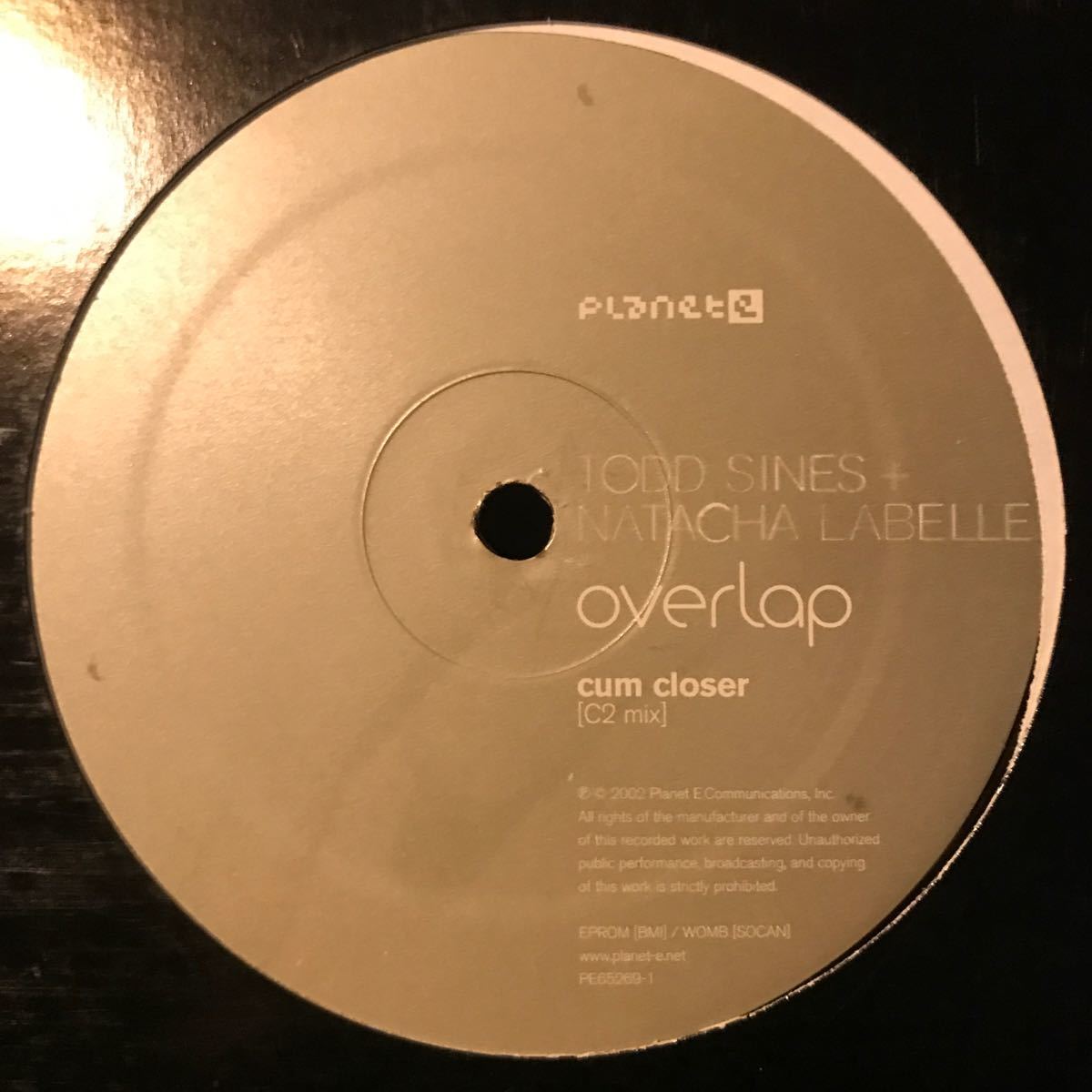 [ Todd Sines + Natacha Labelle - Overlap: C2 Mixes - Planet E PE65269-1 ] Carl Craig_画像1