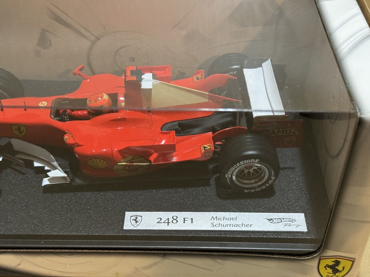 1/18 Hot Wheels Racing Ferrari 248 F1 ミニカー ホットウィール