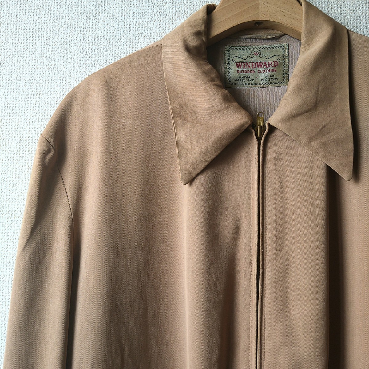 50s ヴィンテージ WINDWARD ギャバジャン レーヨン ギャバジン 50s ヴィンテージ WINDWARD ギャバジャン レーヨン ギャバジン
