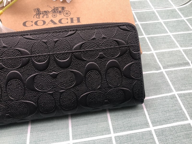 COACH コーチ 財布 長財布 ブラック メンズ レディース 新品未使用 ブランド プレゼント 贈り物 レザー ウォレット ギフト A211_画像3