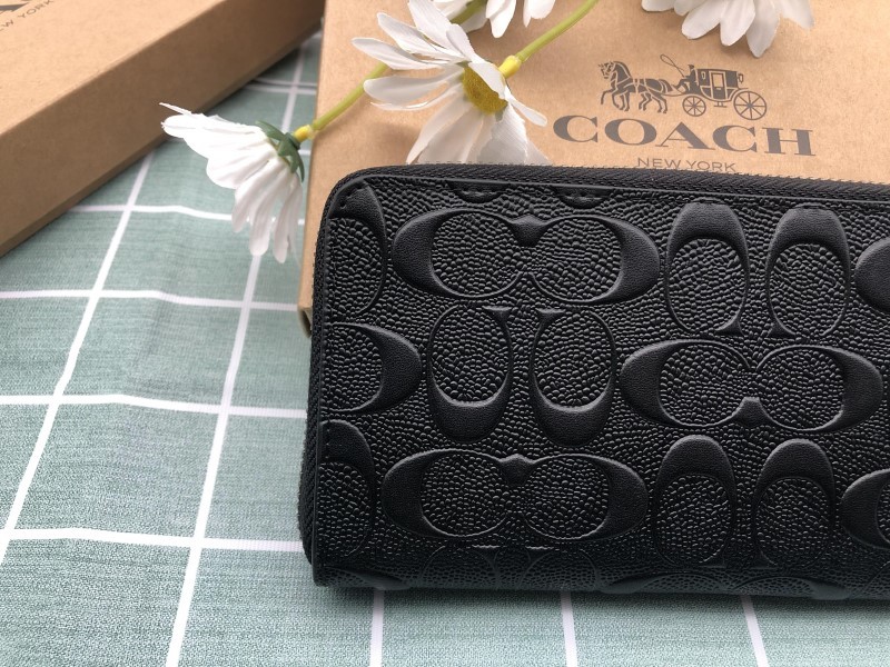 COACH コーチ 財布 長財布 ブラック メンズ レディース 新品未使用 ブランド プレゼント 贈り物 レザー ウォレット ギフト A211_画像7