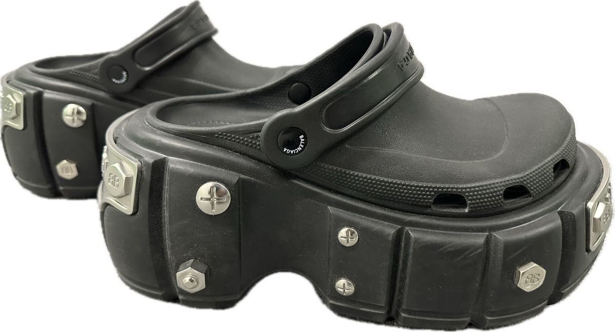 【最終価格につき価格相談不可】【正規品】BALENCIAGA HardCrocs ハードクロックス 41 バレンシアガ ミュール