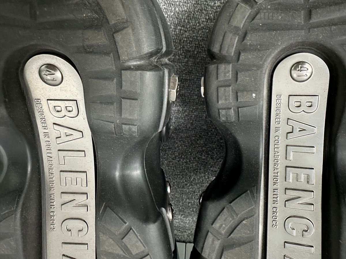 正規品】BALENCIAGA HardCrocs ハードクロックス 41 正規品】BALENCIAGA HardCrocs ハードクロックス 41