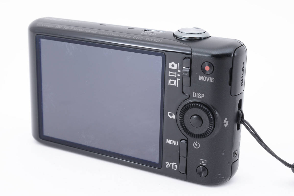 ★動作OK★ SONY Cyber-shot DSC-WX100 ブラック　コンパクトデジタルカメラ ソニー サイバーショット #0109_画像3