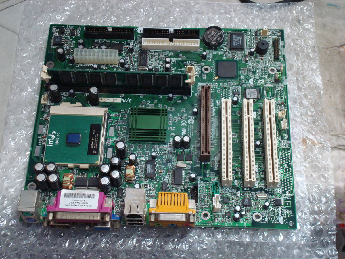 Intel PGA370用 マザーボード CPU メモリ セット 完動品 の画像1