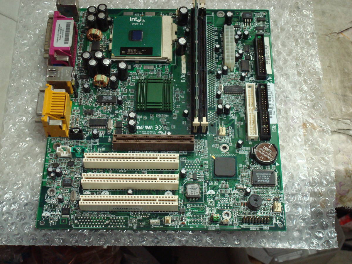 Intel PGA370用 マザーボード CPU メモリ セット 完動品 の画像2