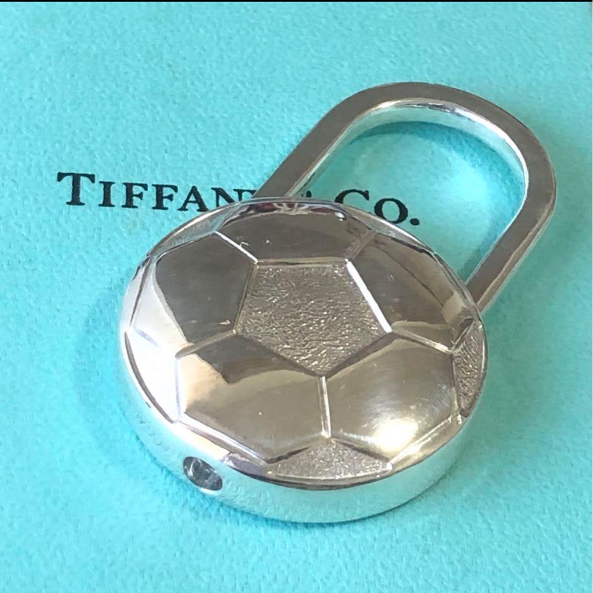 64g 希少 レア ティファニーキーホルダー キーリング サッカー 64g 希少 レア ティファニーキーホルダー キーリング サッカー
