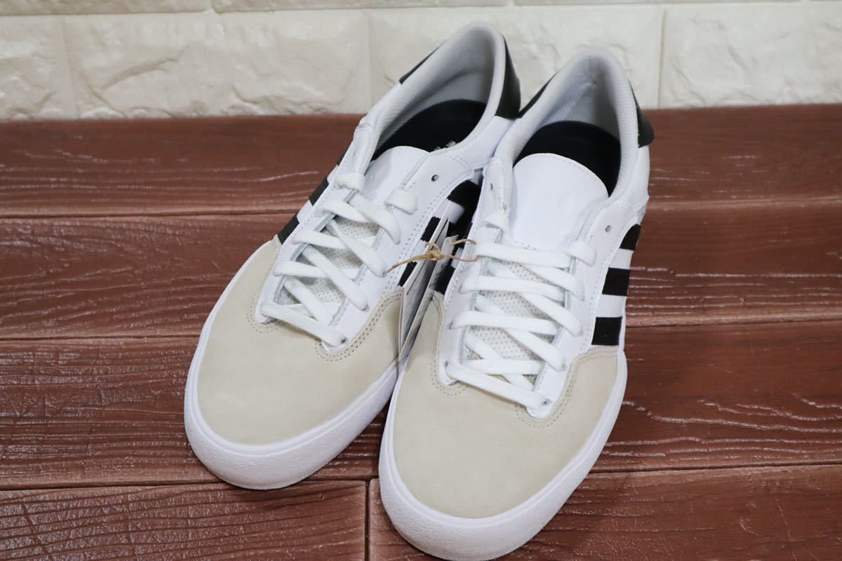  new goods 26.5. Adidas adidas Match break super men's skateboard shoes leather white black white FY0510