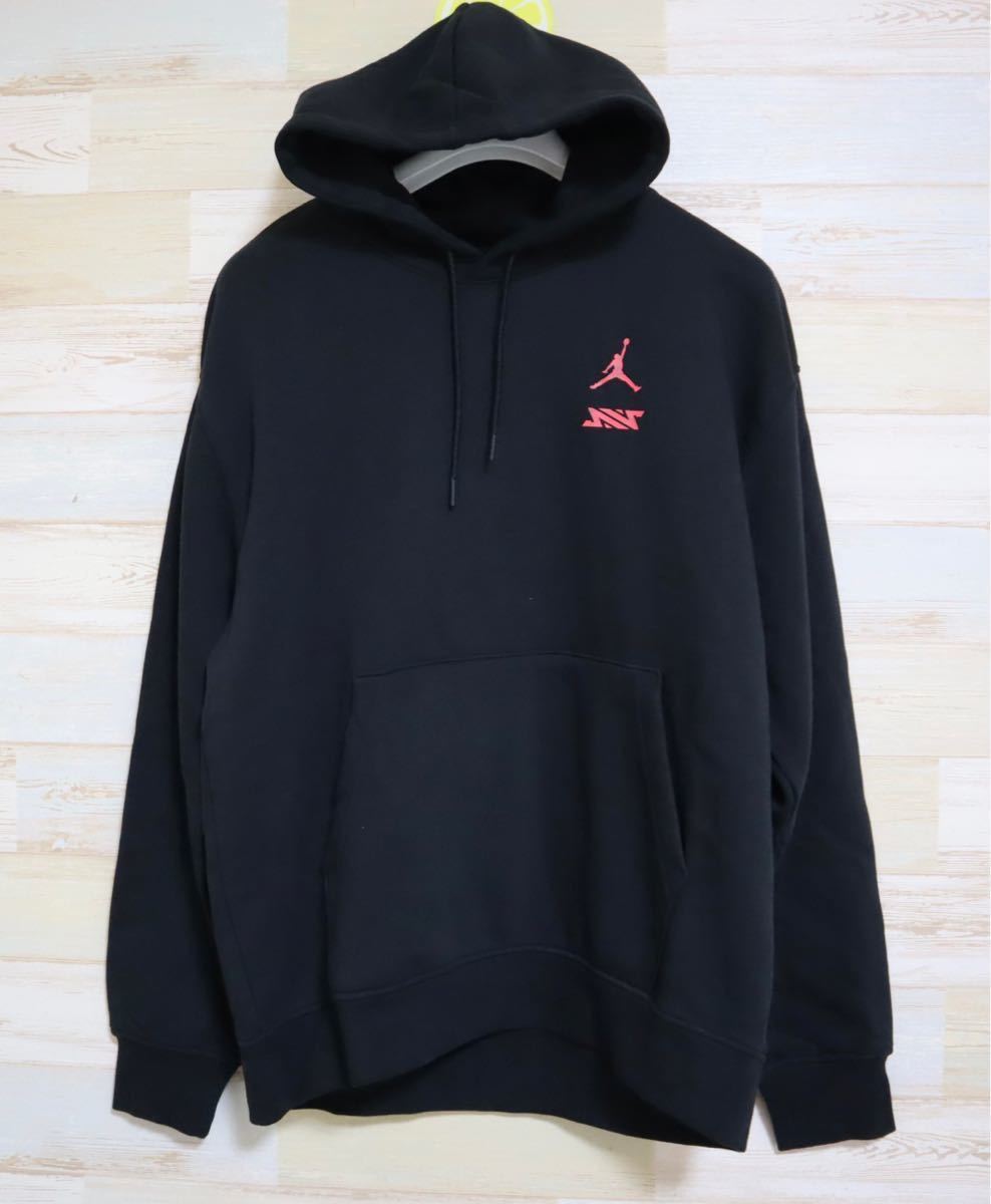 新品 Lサイズ NIKE ナイキ　JORDAN ジョーダン 八村　塁　NTR RUI BS プルオーバー L/S フーディ　パーカー　裏起毛_画像2