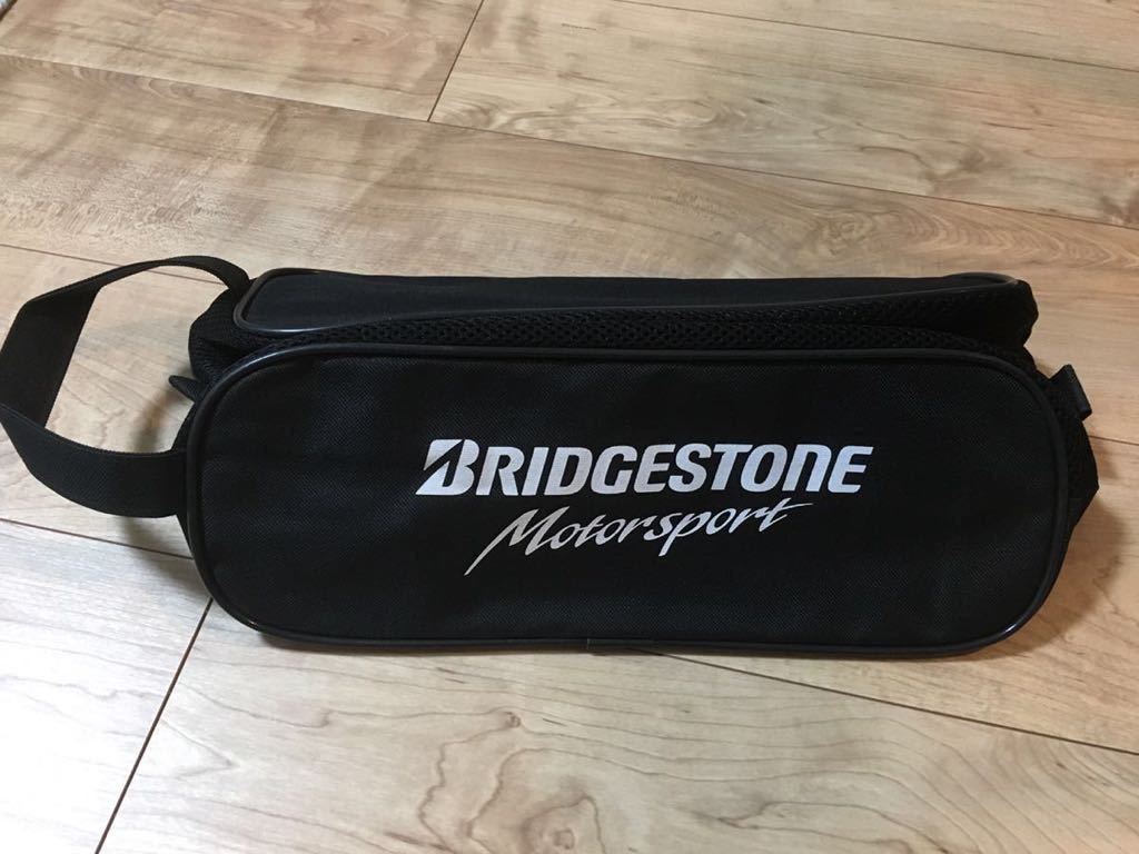 新品未使用品 ブリジストン BRIDGESTONE シューズケース　モータースポーツ_画像1