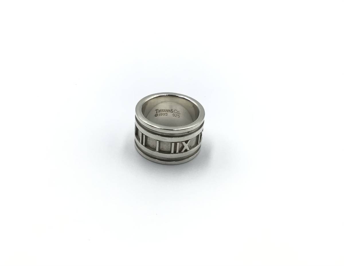 Tiffany&Co. &Co. ティファニーアトラスリング ワイド　シルバーＳＶ925 リング指輪 　約8.5号