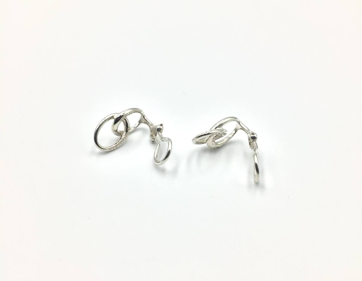 Tiffany&Co. &Co. Tiffany L sa Pele ti Dub Leroux p silver SV925 earrings 