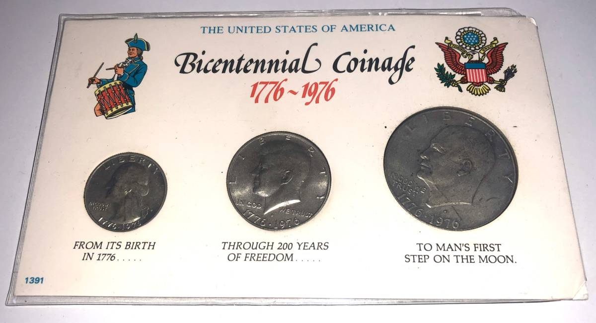 ☆BICENTENNIAL COINAGE UNITED STATES OF AMERICA☆em264_画像1