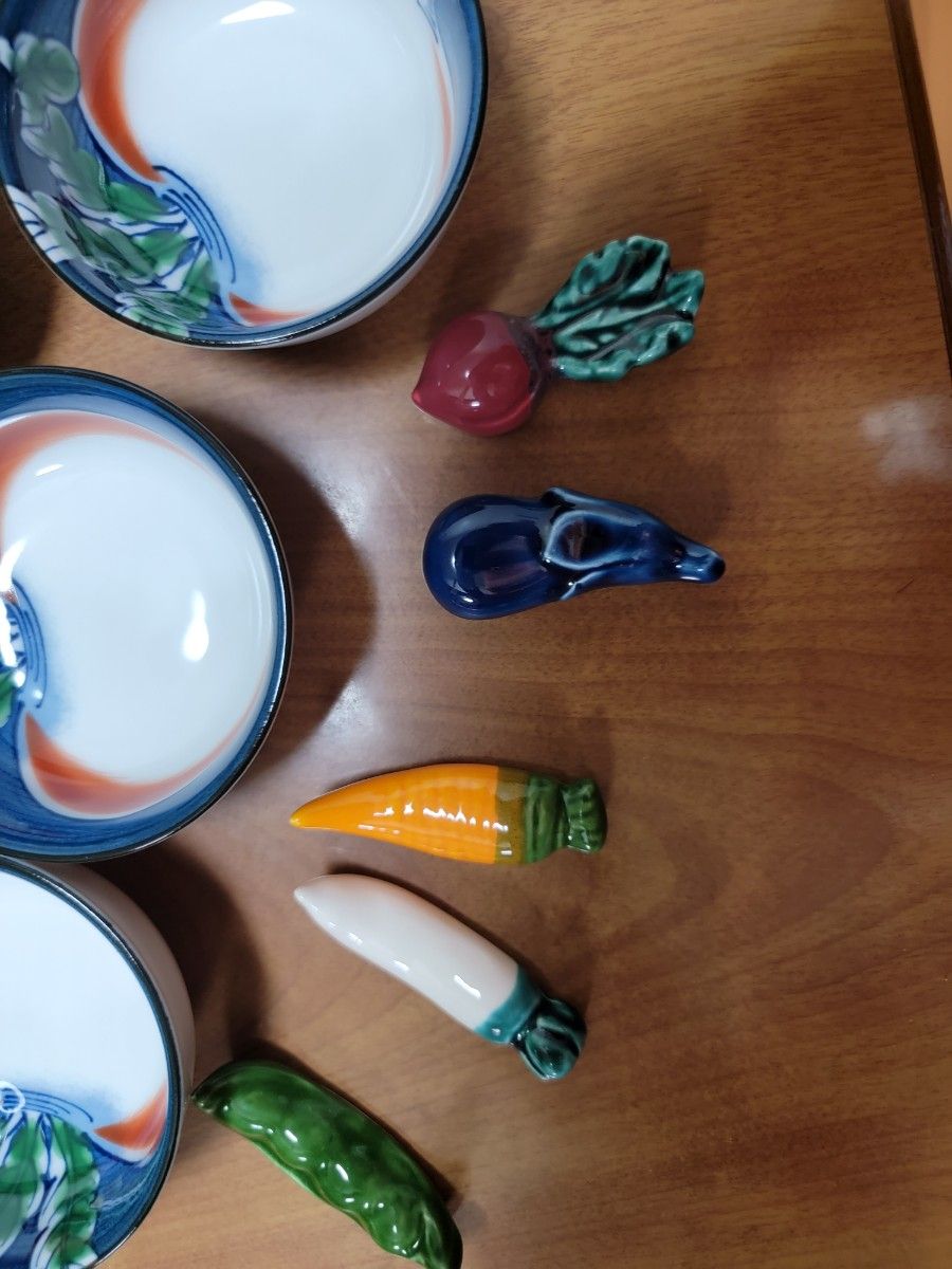 小鉢 箸置き 株 カブ 野菜 食器 和食器