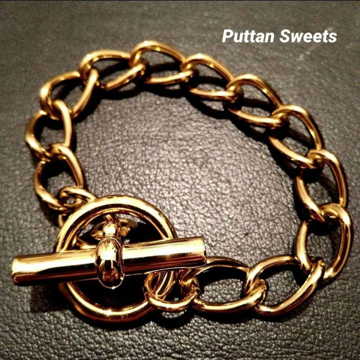 【Puttan Sweets】喜平ツイストブレスレット805ゴールド_画像1
