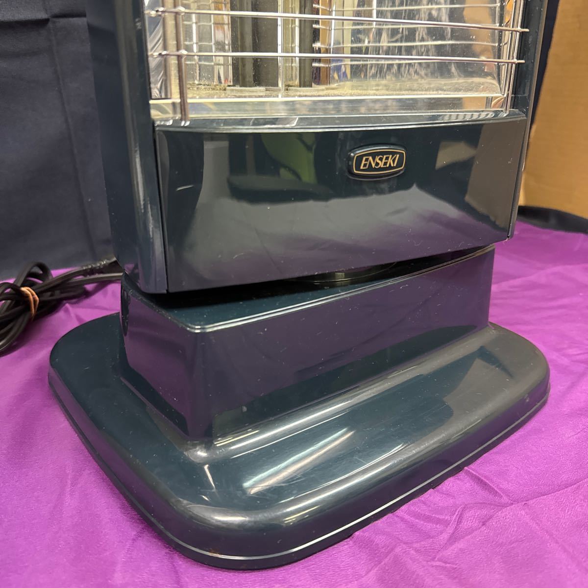 ◆中古 DENSO/デンソー 遠赤外線ヒーター ND-08FR ダークブルー 暖房器具 135-99_画像5