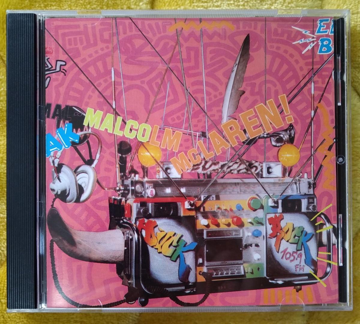 MALCOLM McLAREN DUCK ROCK 廃盤輸入盤中古CD マルコム・マクラーレン ダック・ロック キース・ヘリング トレヴァー・ホーン 422-842 871-2_画像1