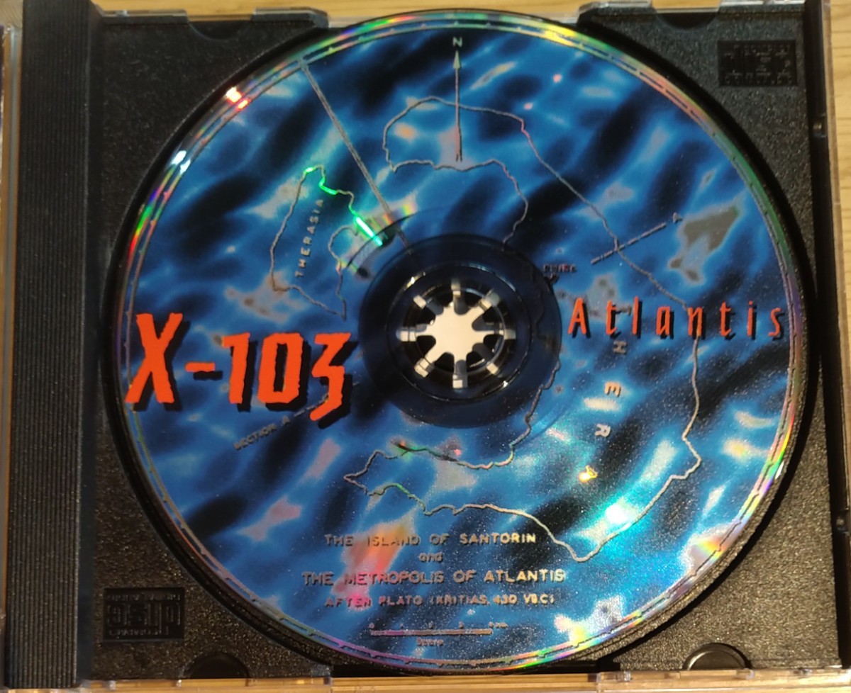 X-103 Atlantis 廃盤輸入盤中古CD JEFF MILLS ROBERT HOOD UNDERGROUND RESISTANCE ジェフ・ミルズ ロバート・フード TRESOR12_画像3