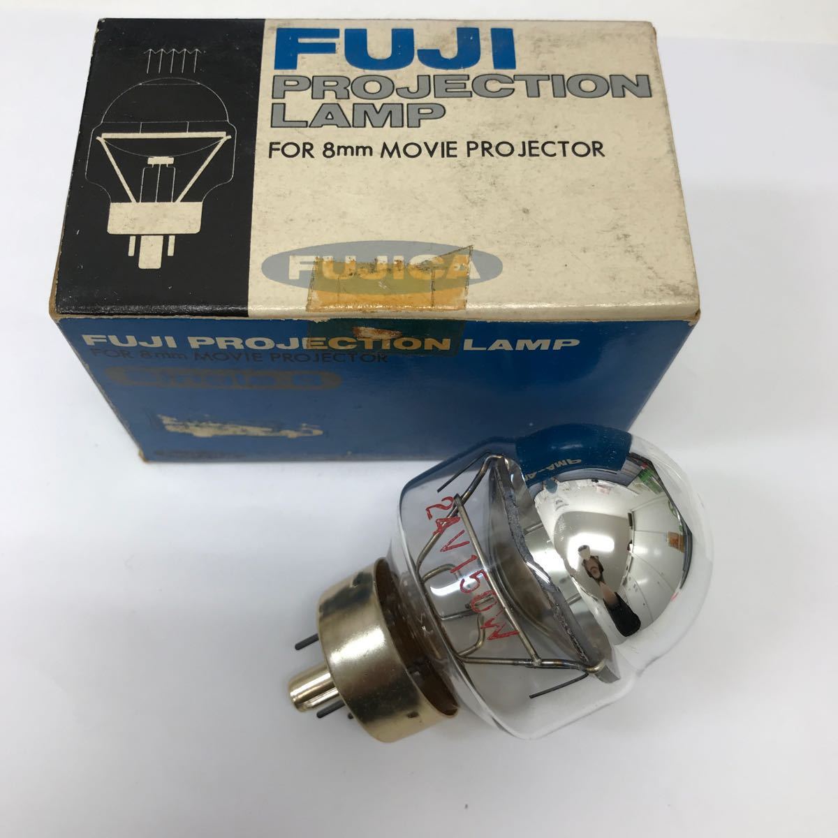 34850 0117Y 未使用　長期保管品　動作未確認　FUJI PROJECTION LAMP FOR 8mm MOVIE PRO JECTOR_画像1