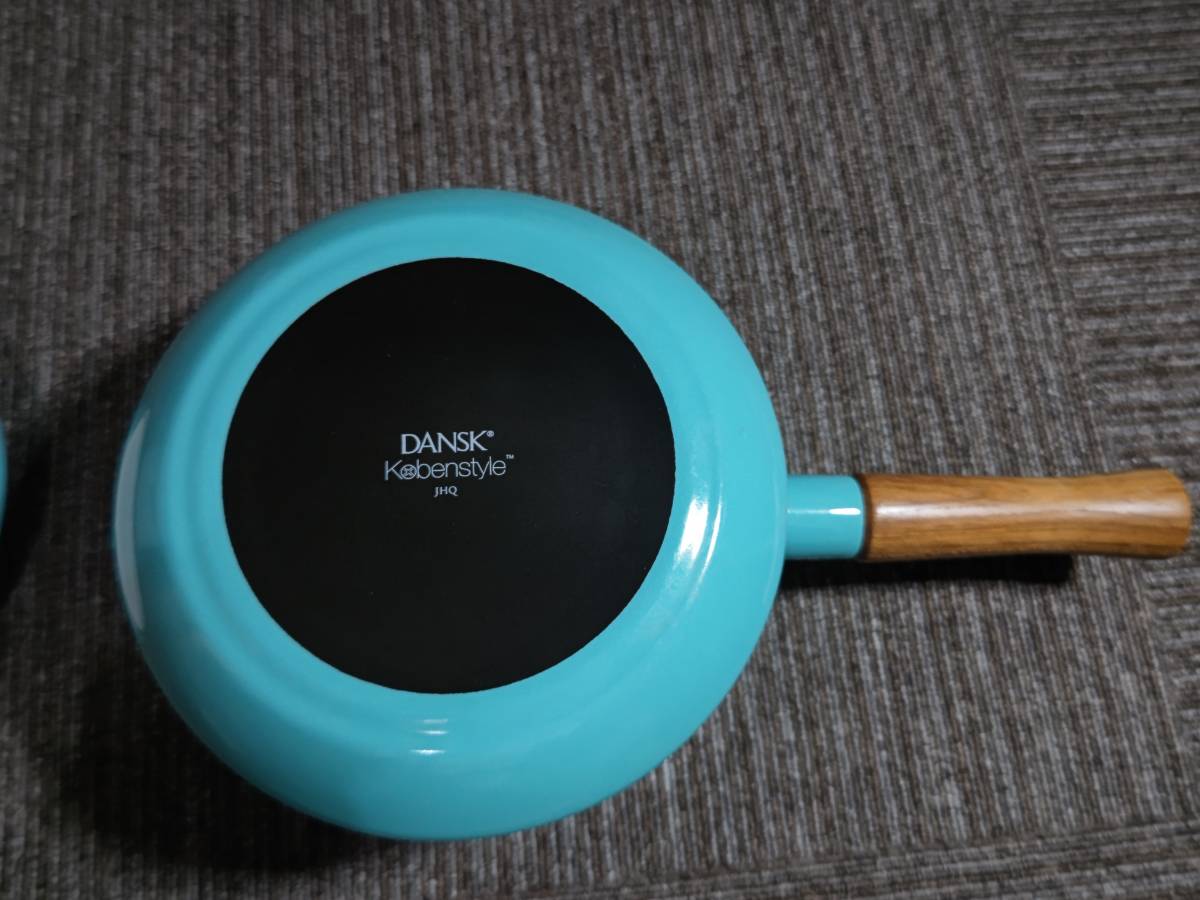 DANSK ダンスク コベンスタイル 片手鍋 深型 18cm 3.2L IH対応 ターコイズ_画像3