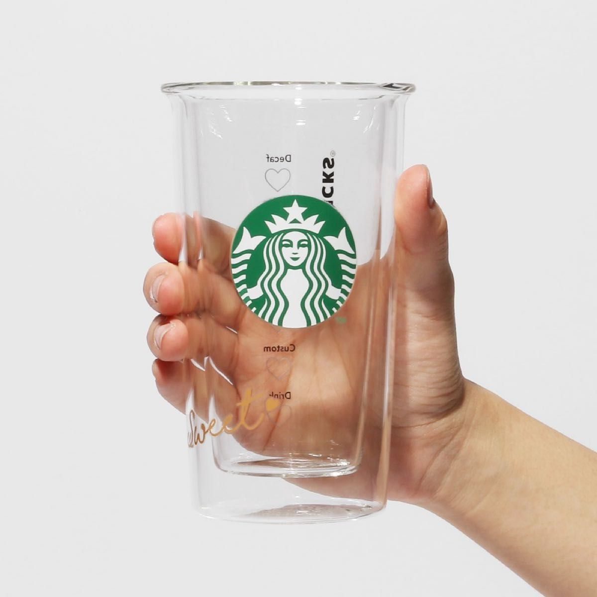 バレンタイン2023耐熱ダブルウォールグラス355ml スターバックス STARBUCKS スタバ