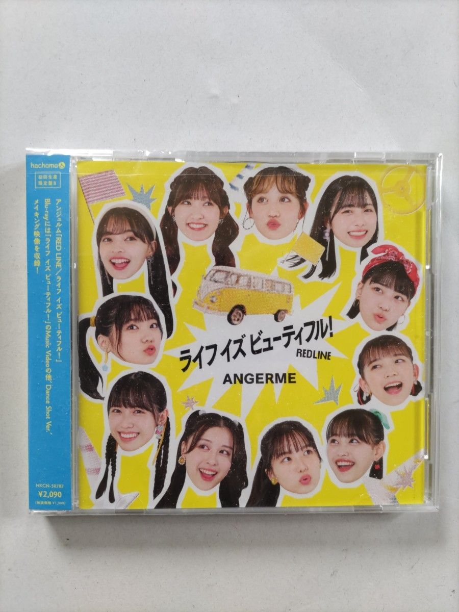 【CD】 アンジュルム／RED LINE／ライフ イズ ビューティフル! (初回生産限定盤 B) (Blu-ray Disc付)