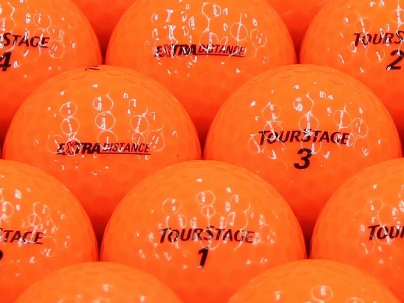 ロストボール ABランク ロゴなし ツアーステージ EXTRA DISTANCE 2014年モデル オレンジ 200個セット_画像1