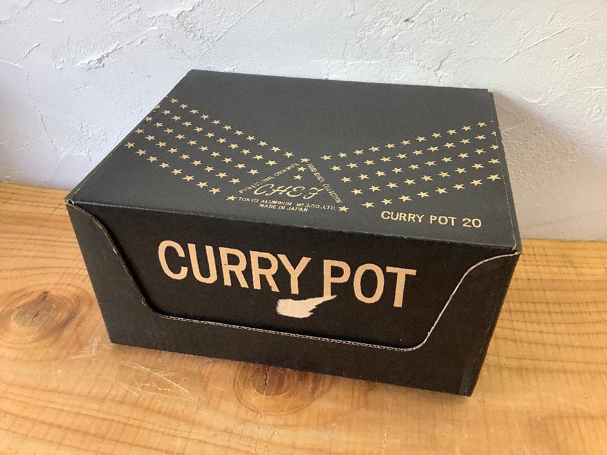 【未使用品】CHEF シェフ CURRY POT 20 カレーポット20 両手鍋 3.0L お台所の女王様 20cm キッチン用品 調理器具_画像2