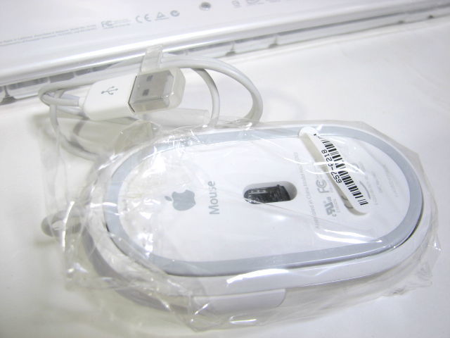 Apple POWER MAC G5付属 USB 日本語キーボード テンキー付+マウス 未使用 J658-0268_画像4