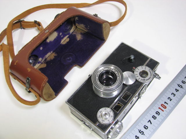 ビンテージ レンジファインダーカメラ アーガス ARGUS C-3 RANGE FINDER CINTAR 50mm F3.5 USA製 レンズ交換可 動作 革ケース_画像1