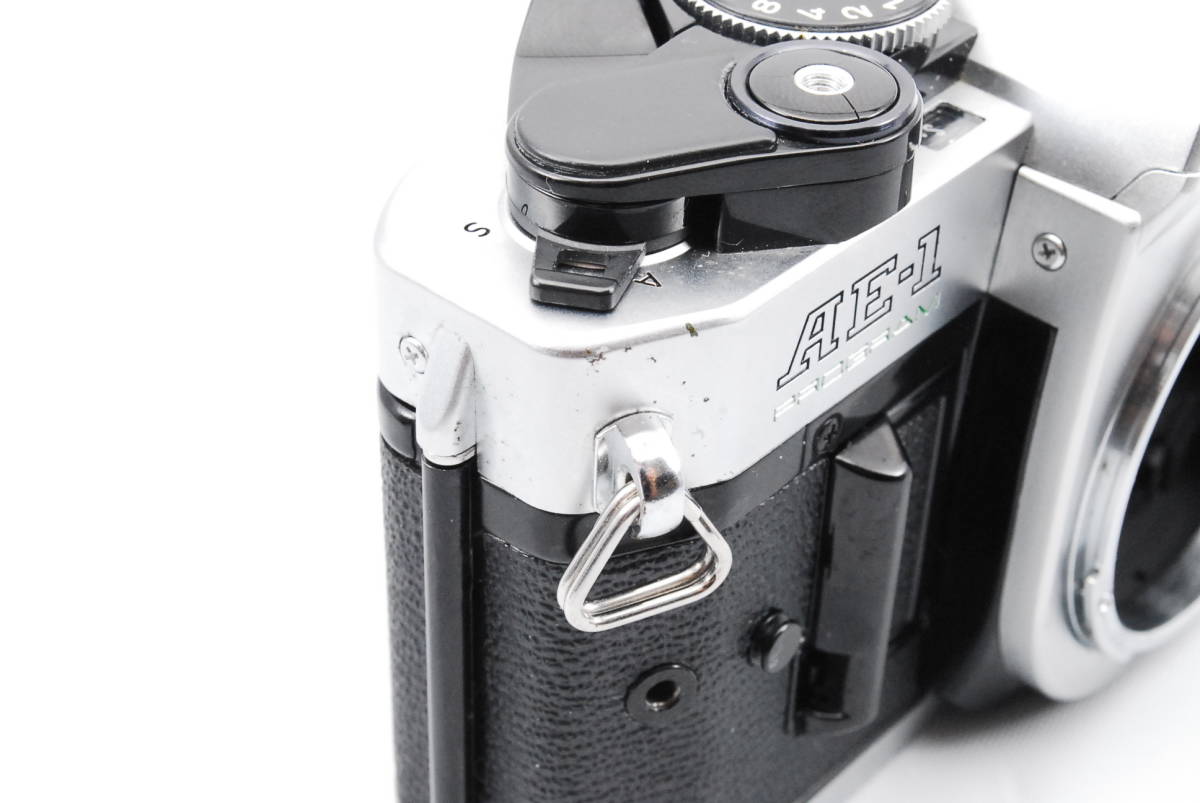 【光学とても綺麗・シャッター鳴き無し】★キャノン・モルトプレーン新品交換済★ Canon AE-1 PROGRAM SLR Film Camera silver #0269_画像6