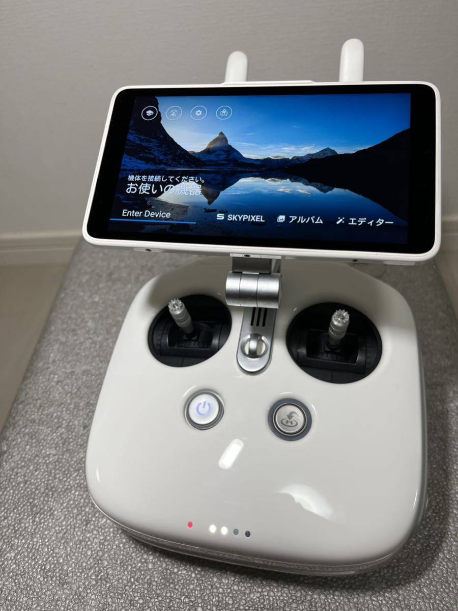 【送料無料】DJI Phantom4 PRO V2.0+ 詳細画像あり バッテリー充電4回 美品の画像7