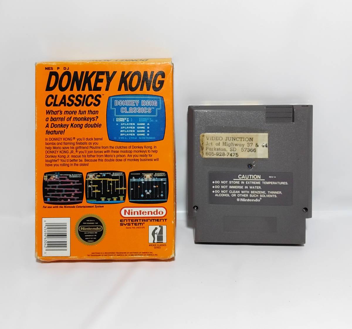 NES 北米版 DONKEY KONG CLASSIC ファミコン ドンキーコング クラシック 希少_画像3