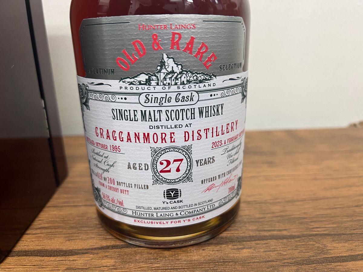 クラガンモア 27年 1995 オールド＆レア FOR LM 56 5度 700ml