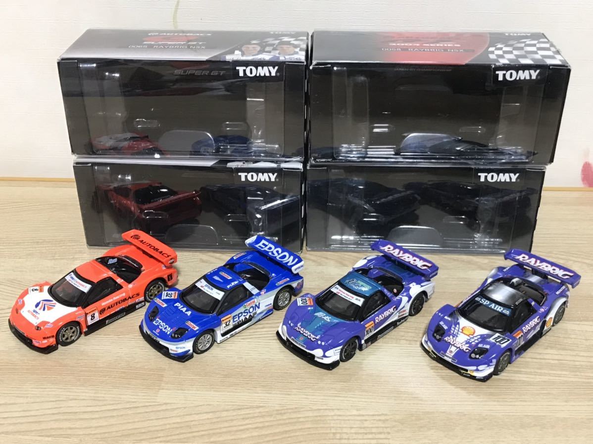 送料無料　トミカリミテッド スーパーGT ホンダ NSX ミニカーセット オートバックス エプソン レイブリック TOMICA LIMITED SUPER GT500_画像1