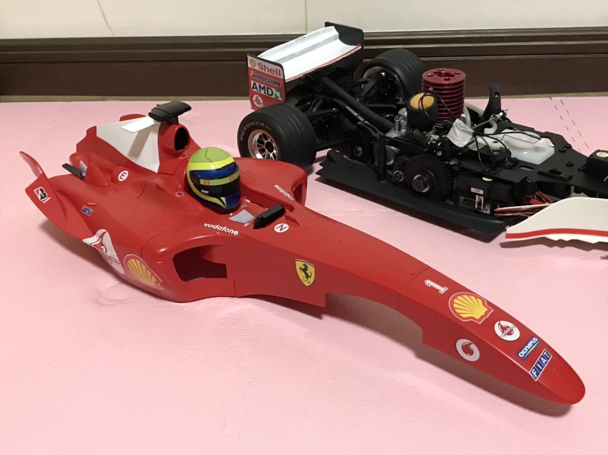 送料無料 未走行 1/8 当時物 京商 フェラーリ F2004 フォー 送料無料 未走行 1/8 当時物 京商 フェラーリ F2004 フォー
