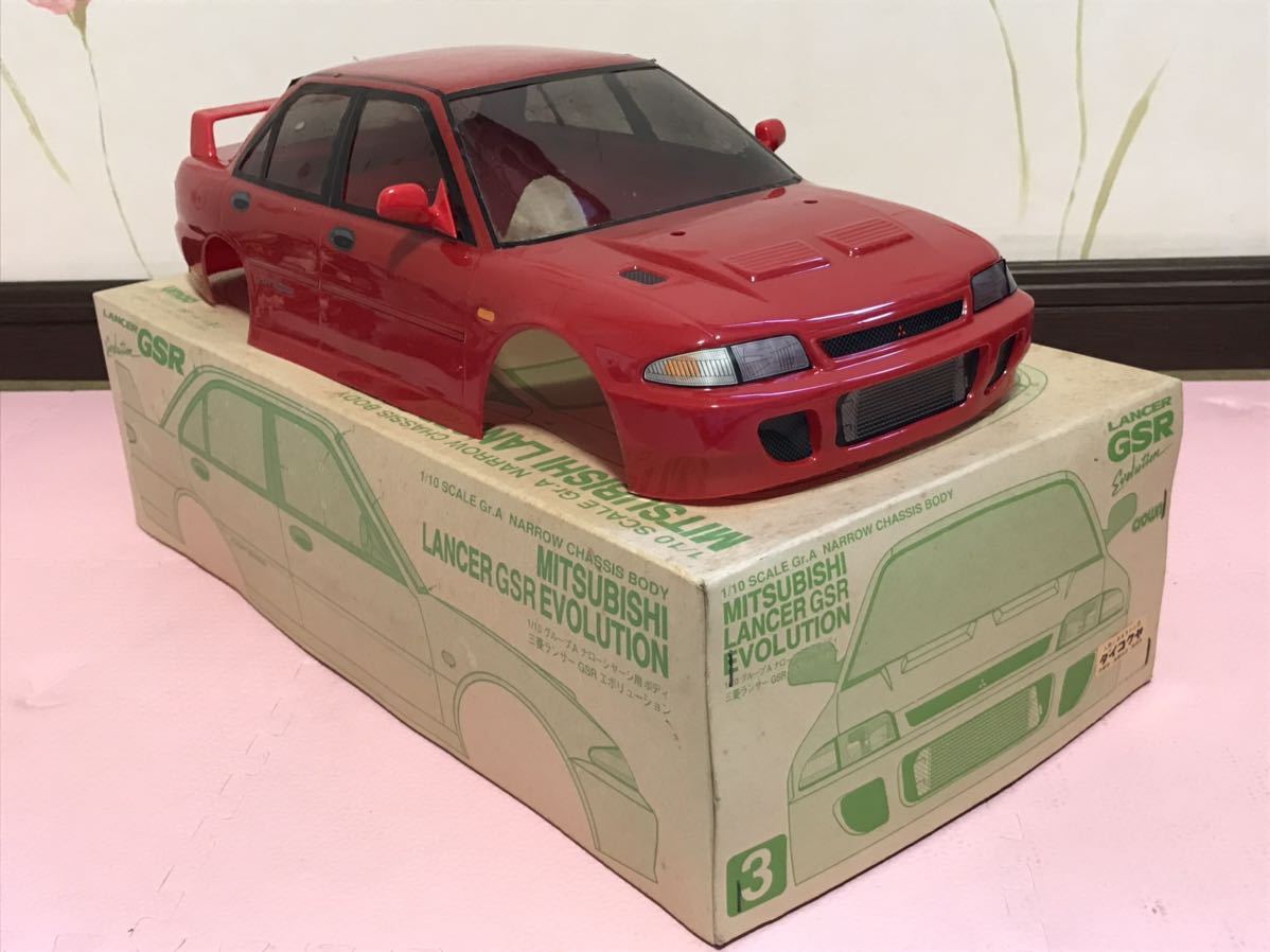 高い信頼 厚い信頼 1/10 当時物 送料無料 三菱 エボリューション GSR ランサー ボディ