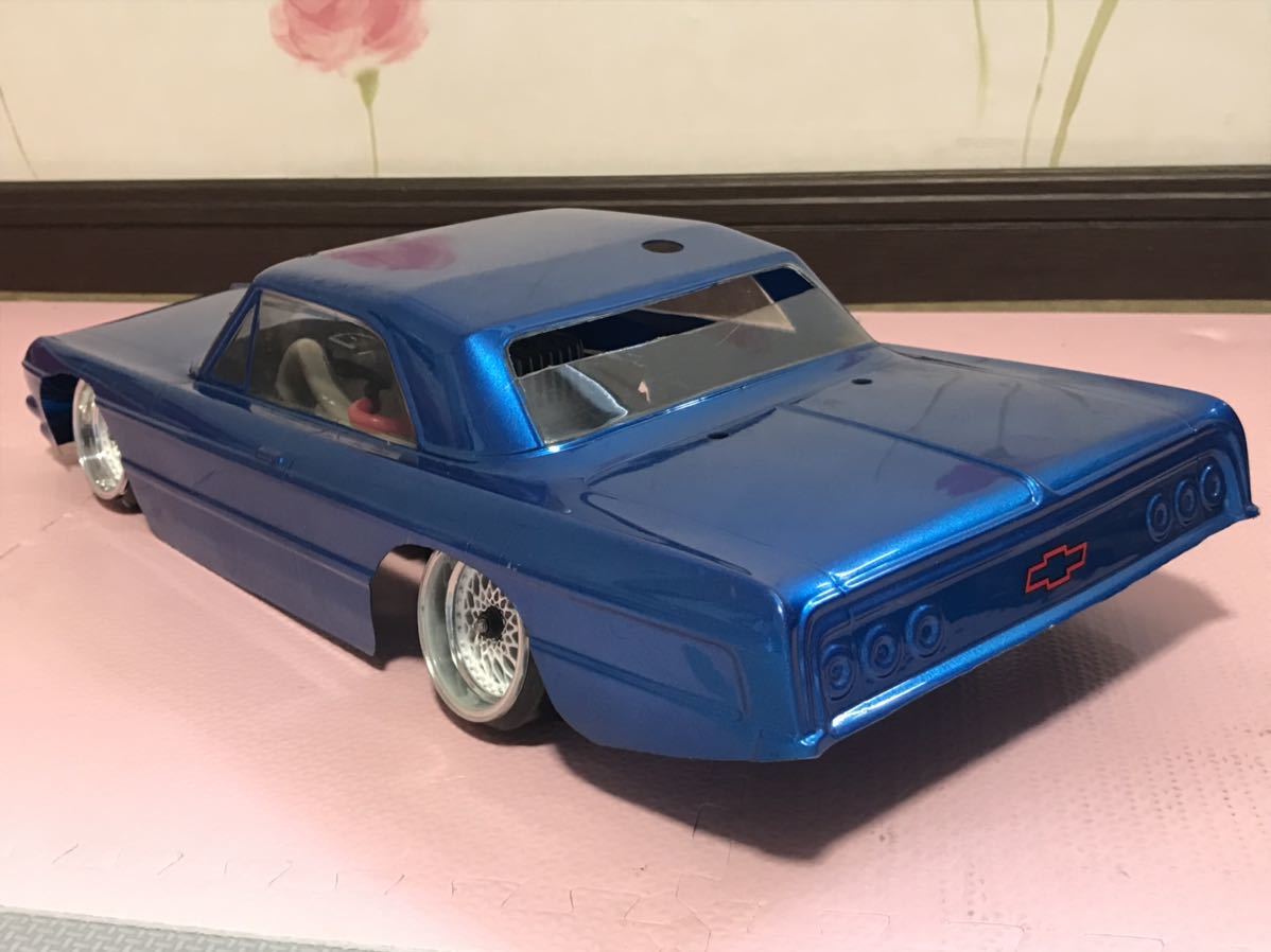 送料無料　当時物　1/10 シボレー インパラ ラジコンボディ　CHEVROLET IMPARA 旧車 ローライダー_画像5