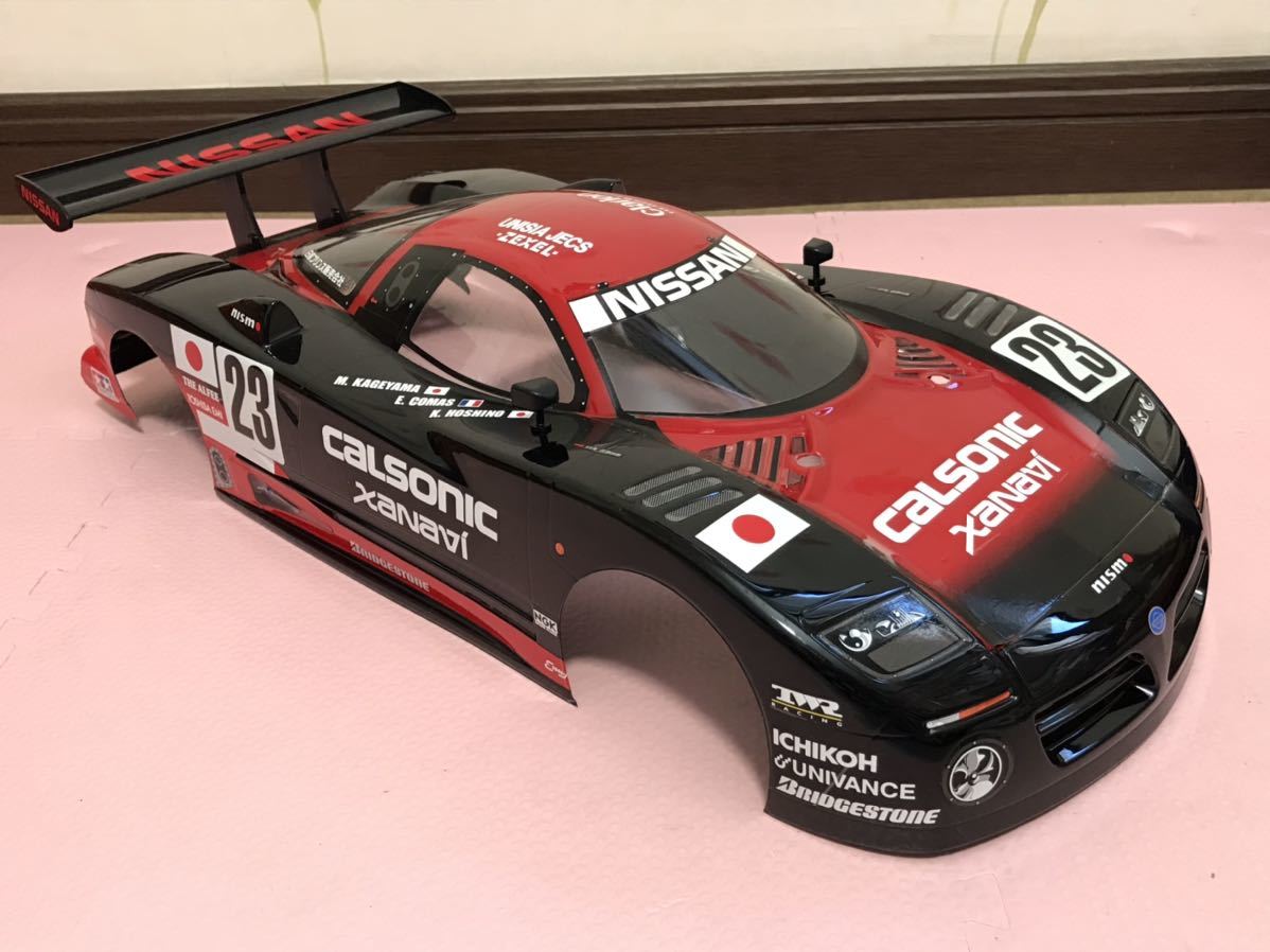 送料無料　1/10 未走行　タミヤ　日産 R390 GT1 レーシングカー ラジコンボディ　TAMIYA NISSAN RACING CAR 当時物_画像1