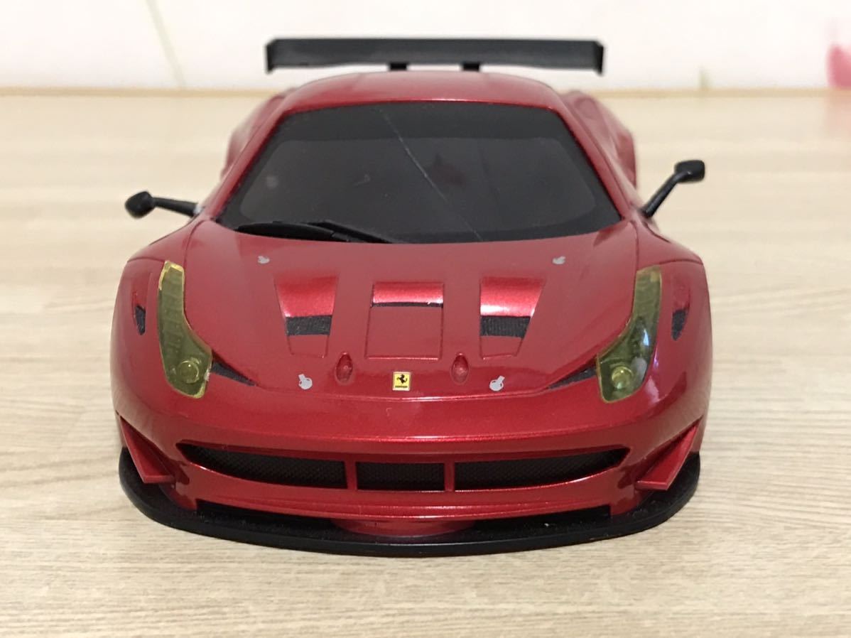 送料無料　京商ミニッツレーサー　フェラーリ 458 GT2 レストアやカスタムベースに ジャンク ラジコンボディ　KYOSHO MINI-Z RACER FERRARI_画像2