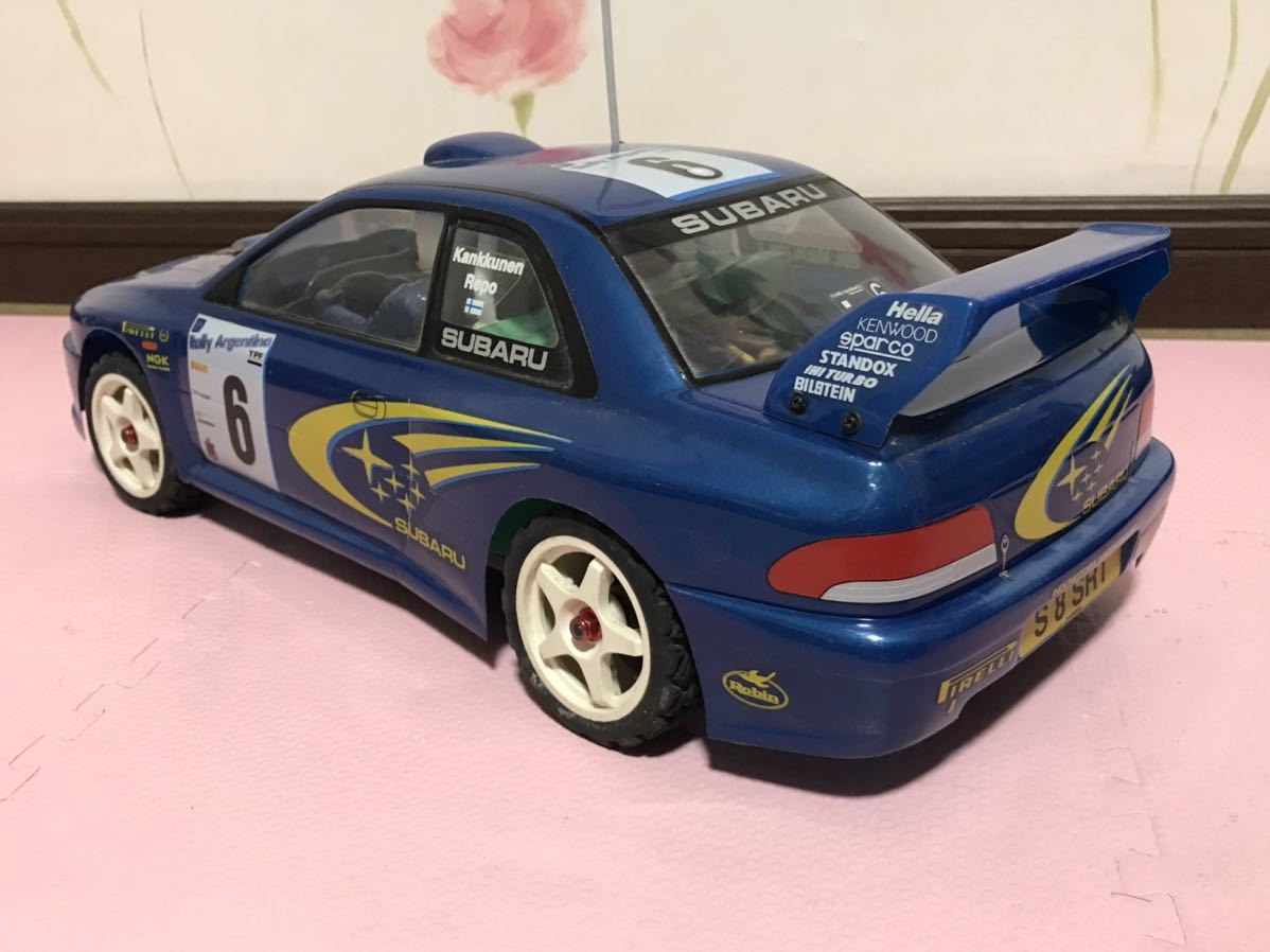 送料無料　当時物 1/10 京商 ラジコン車体 スバル インプレッサ ラリーカー KYOSHO SUBARU IMPREZA RALLY CAR 旧車