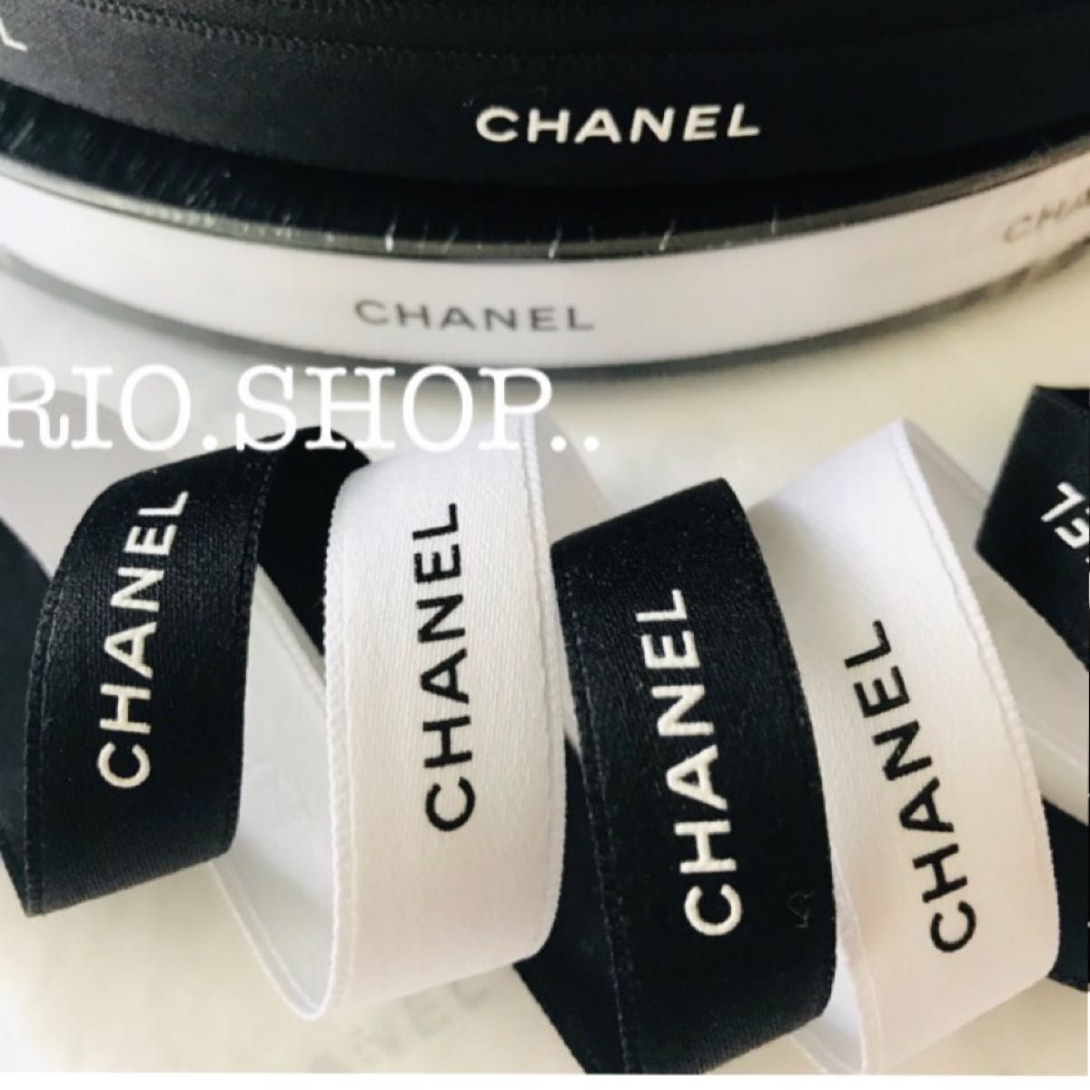 CHANELリボン　15ミリ　10m