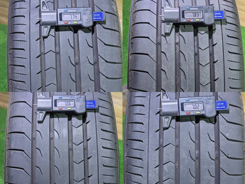 2023年 YOKOHAMA BluEarth RV RV03 215/45R18 93W RAYS VERSUS 18 7J +48 PCD114.3 5H ノア ヴォクシー ステップワゴン セレナ 等 E57_画像8