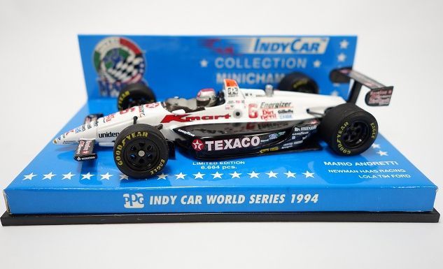 限定生産 MINICHAMPS 1/43 1994 INDY CAR WORLD SERIES マリオアンドレッティ LOLA T94 FORD ＃6 ⑬_画像2