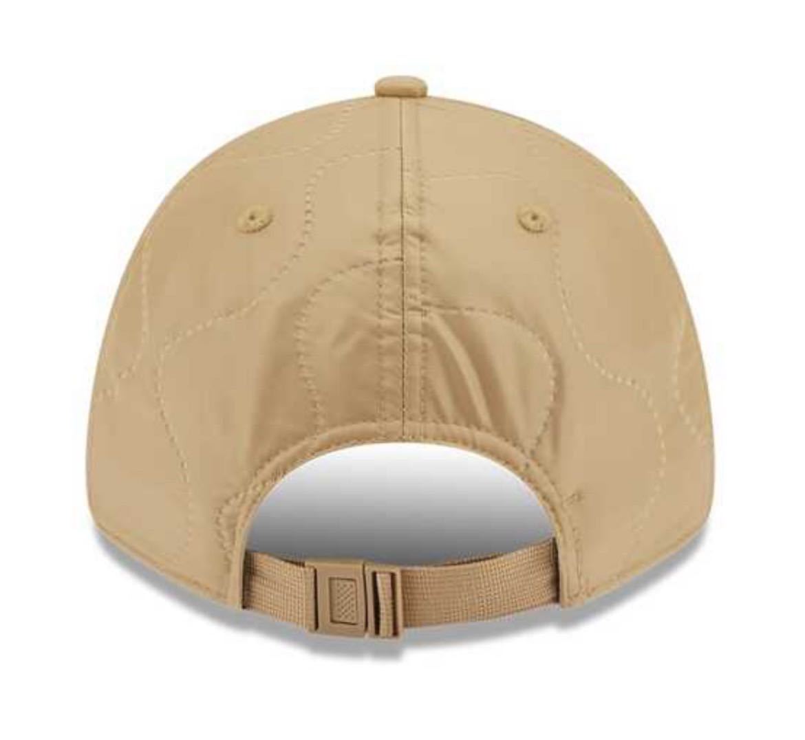 ニューエラ キャップ 帽子 9FORTY コットン素材 ドジャース ベージュ×ベージュ ストラップ仕様 MLB NEWERA 9FORTY LEAGUE BASIC CAP 新品_画像3