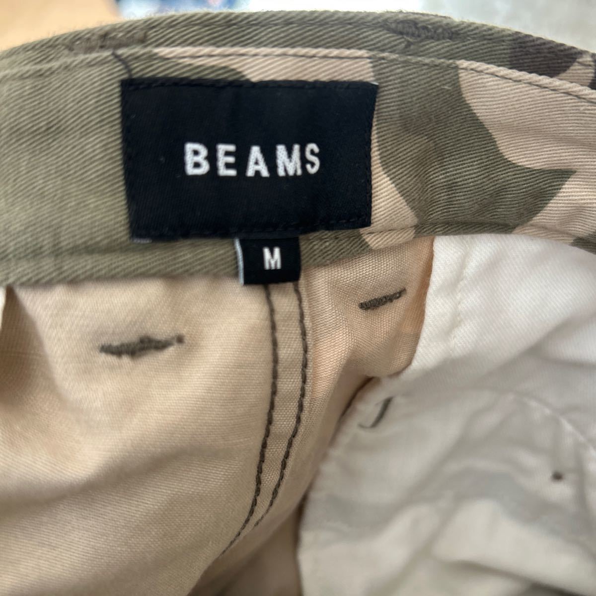 迷彩 ショートパンツ ハーフパンツ BEAMS M ハーフ_画像3