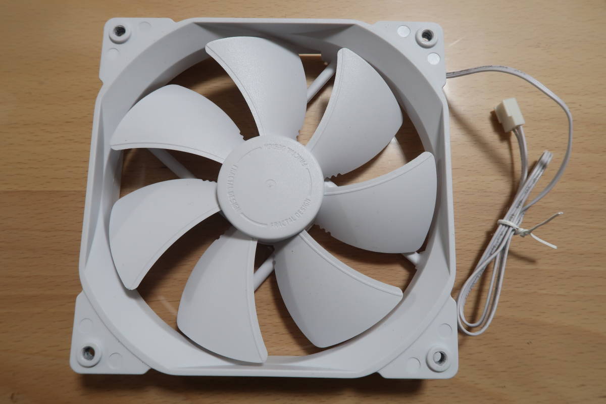 [ unused ]Fractal Design|Dynamic X2 GP-14(14cm) + GP-12(12cm) [ white ]PC case fan flaktaru design White white Define 7 parts 